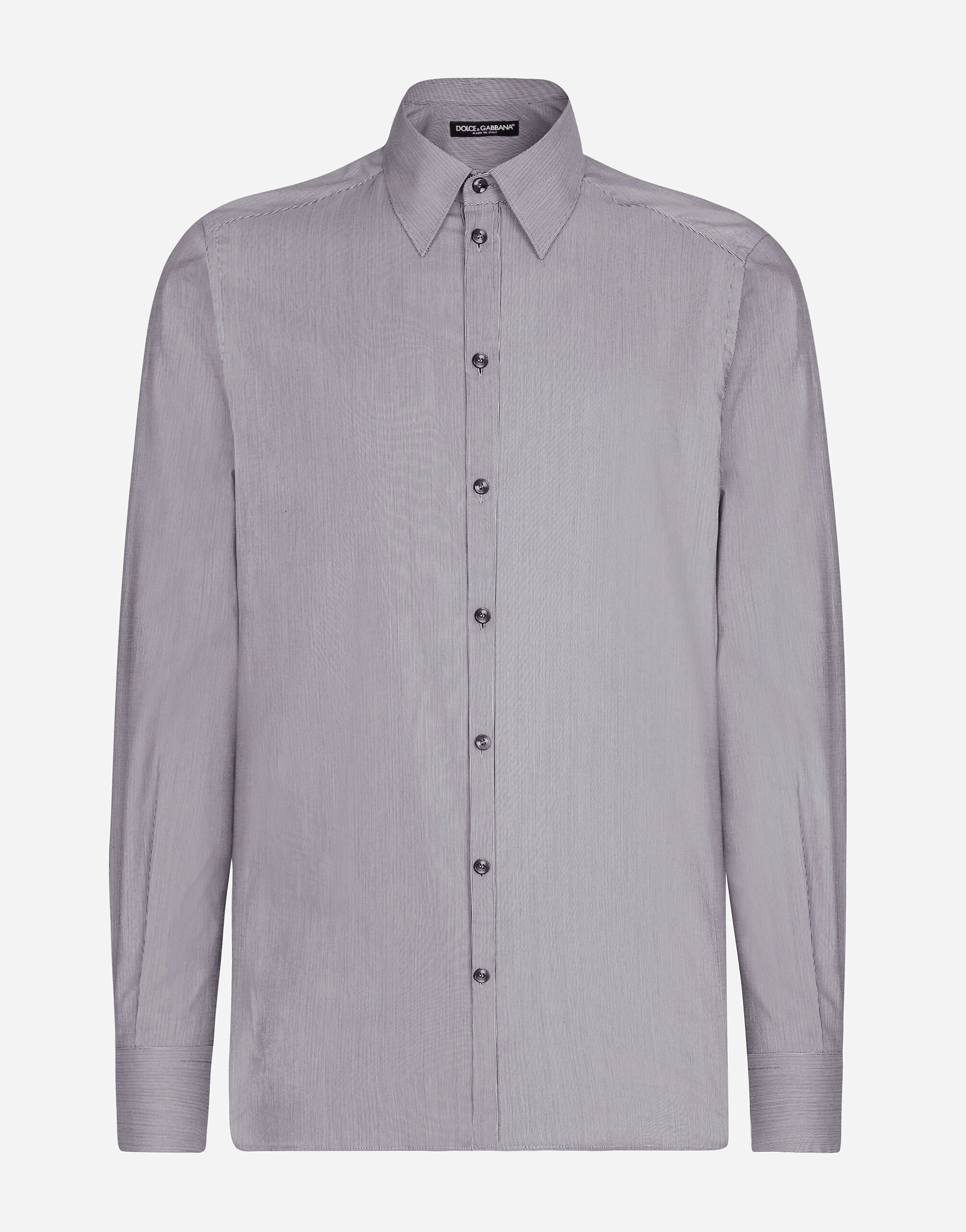 Dolce & Gabbana Cotton Martini-fit shirt Print G5IF1THI1Q9
