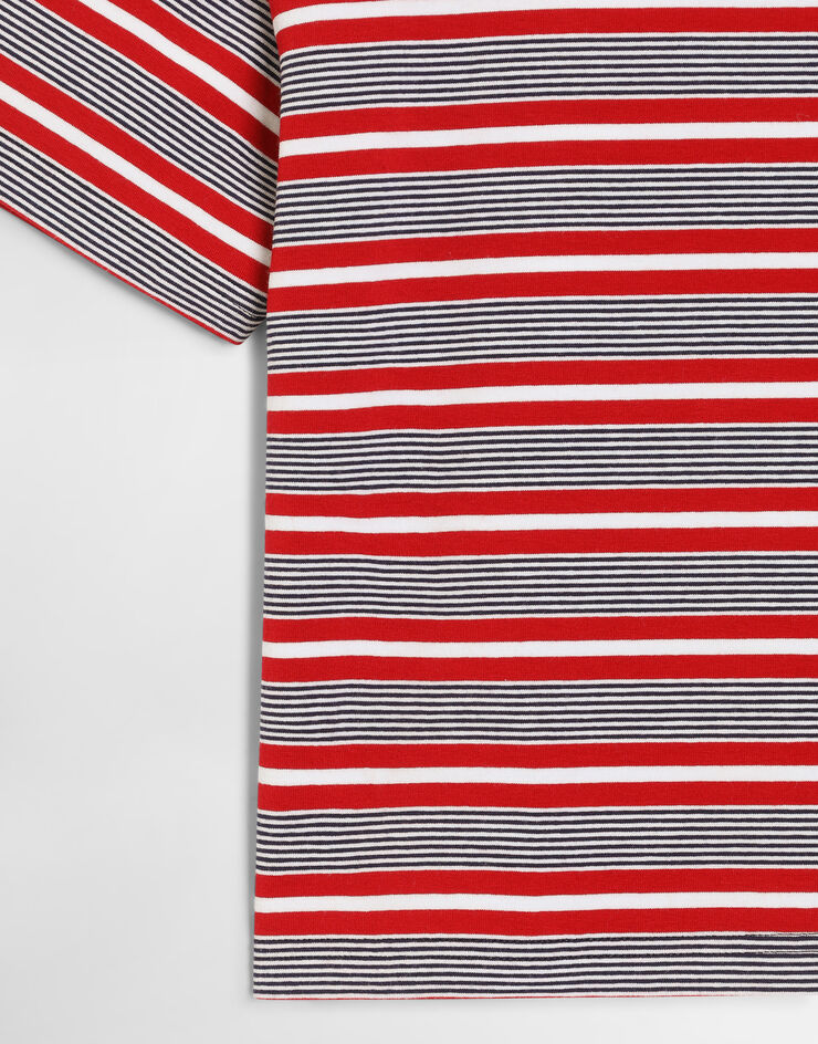 Dolce & Gabbana Striped jersey t-shirt Multicolor L4JTJWFBGAS