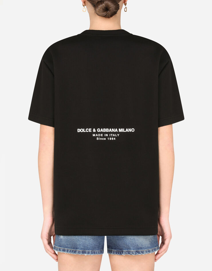 Dolce & Gabbana Sfera Ebbasta x Dolce&Gabbana t-shirt Black I8484MG7YTG