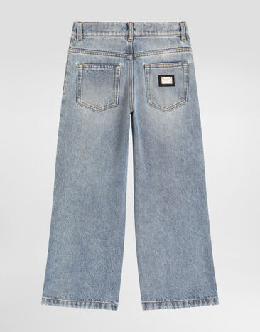 Dolce & Gabbana Washed denim trousers Multicolor L53P55LDD85