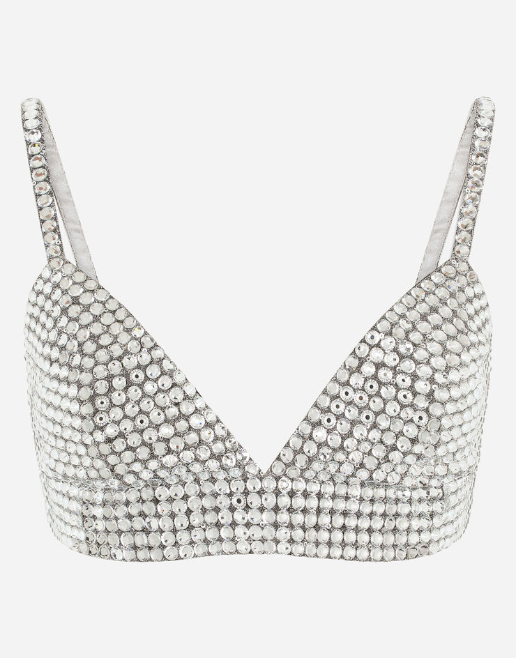 Dolce & Gabbana Crystal mesh top Cristal F75N6ZGDABH