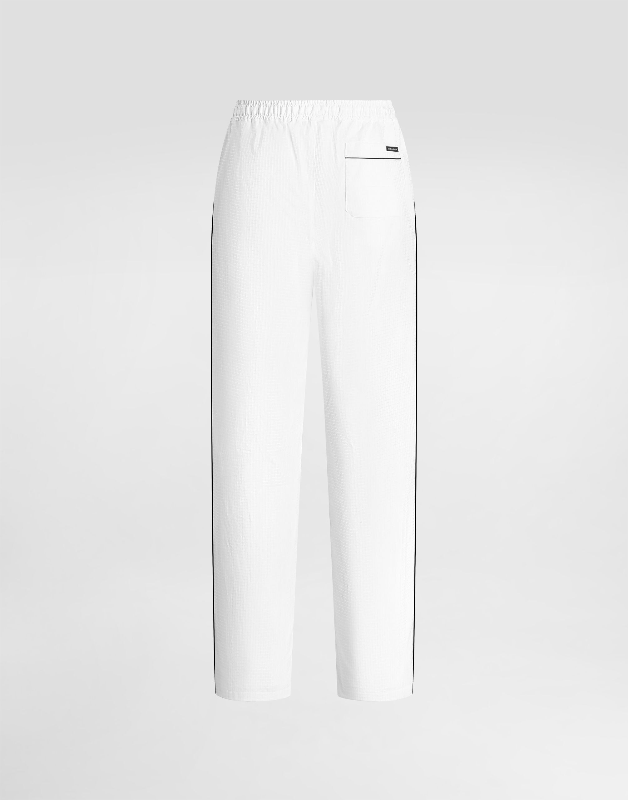 Dolce & Gabbana ホワイトスリムフィットパンツ Structured fabric vanity trousers in White for Men | Dolce&Gabbana® US