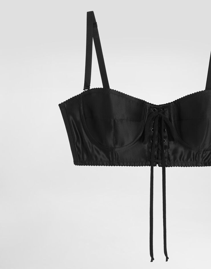 Dolce & Gabbana Top bustier Dolce & Gabbana Top bustier Black F73R1TGDCRP