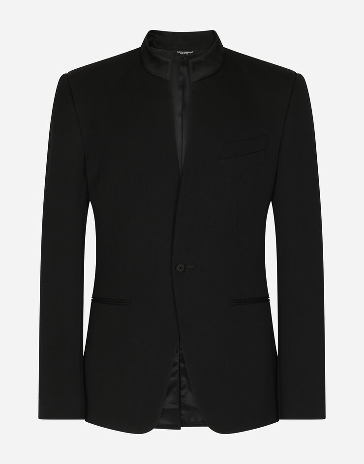 Dolce & Gabbana Woolen Sicilia-fit jacket Black G2RG9TFU21E
