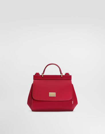 Dolce & Gabbana Sicily 漆皮手提包 Fuchsia EB0003A1067