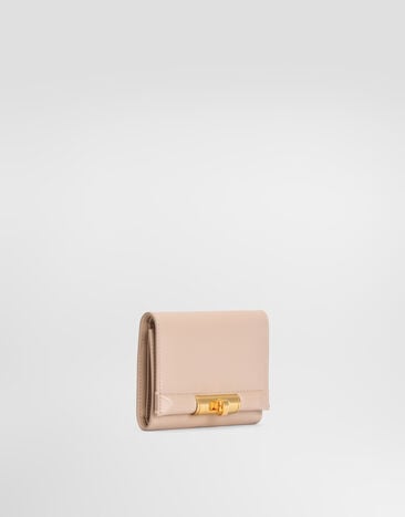 Dolce & Gabbana Marlene wallet in calfskin Beige BI3506A3G19
