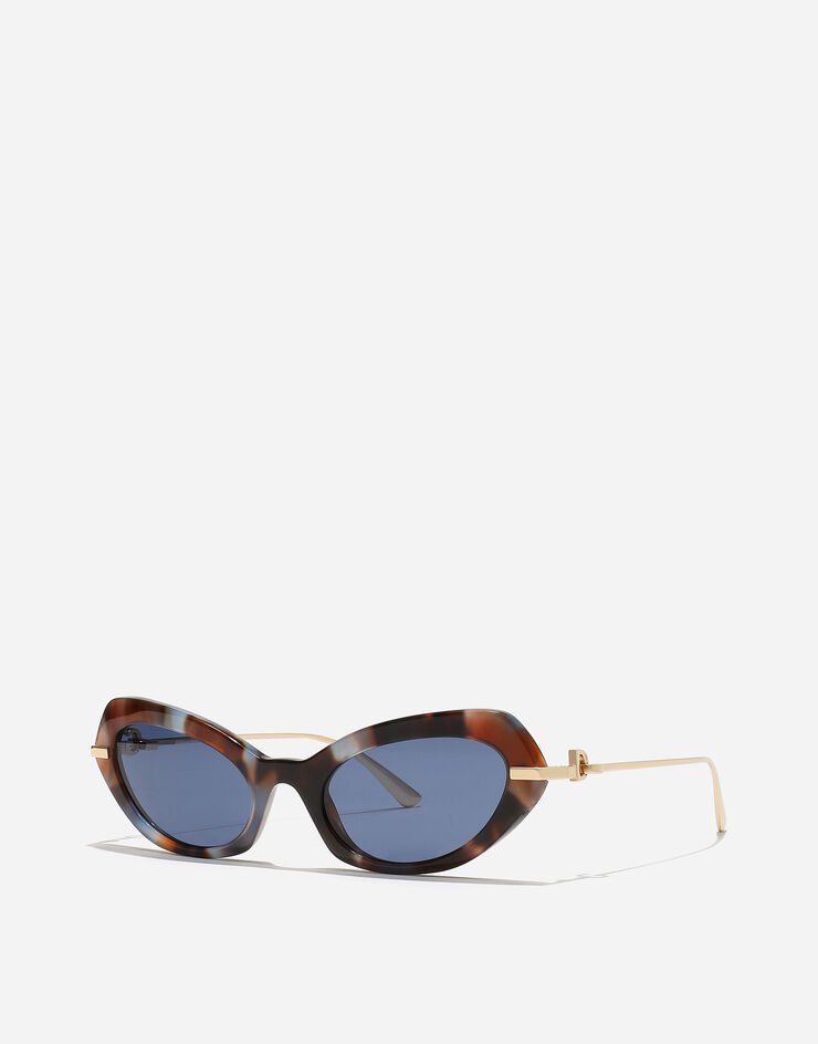 Dolce & Gabbana DG FLIP Sunglasses Havana Blue VG4473VP380
