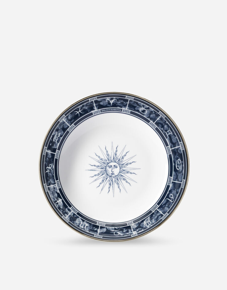 Dolce & Gabbana Set 2 Porcelain Soup Plates Dolce & Gabbana Set 2 Porcelain Soup Plates Multicolor TC0S05TCANM