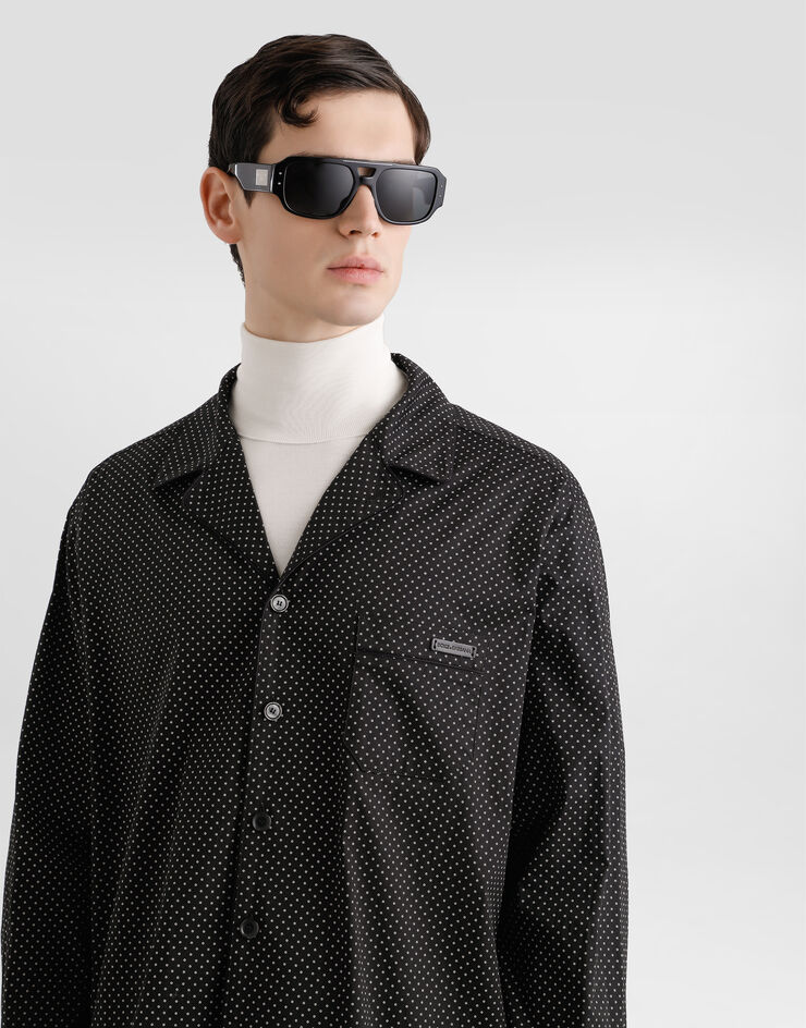 Dolce & Gabbana Microprinted vanity shirt Multicolor G5IF1TFMRBN