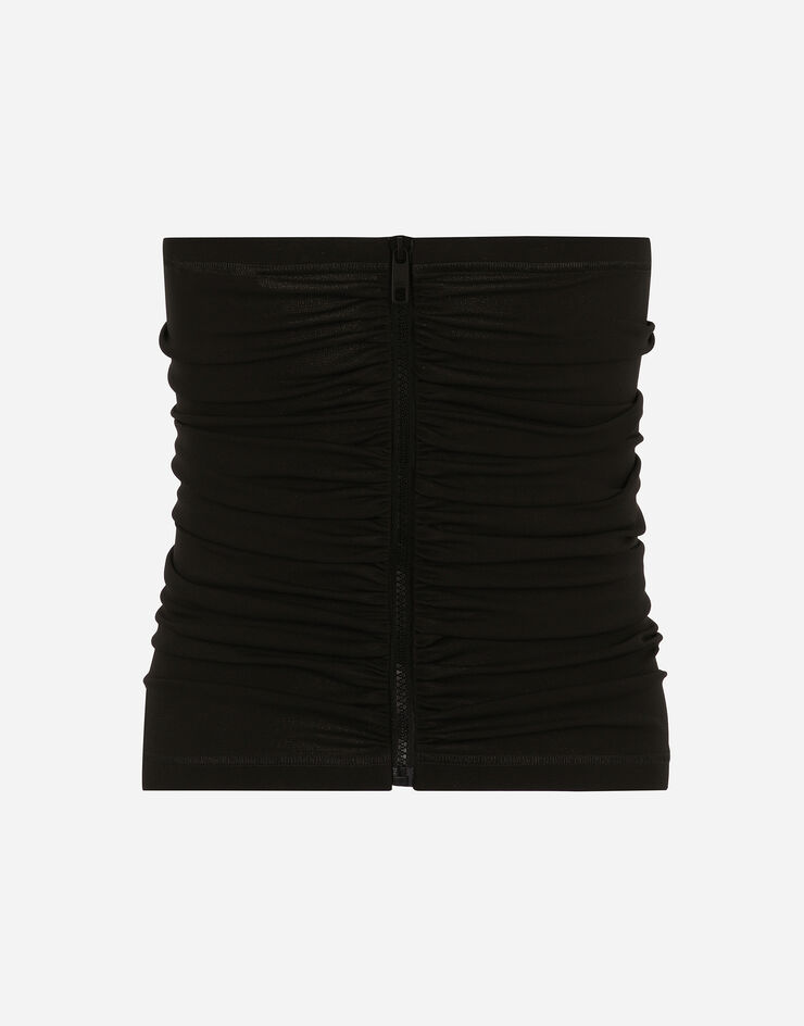 Dolce & Gabbana Fajín fruncido para la cintura Negro GR210EFUGN7