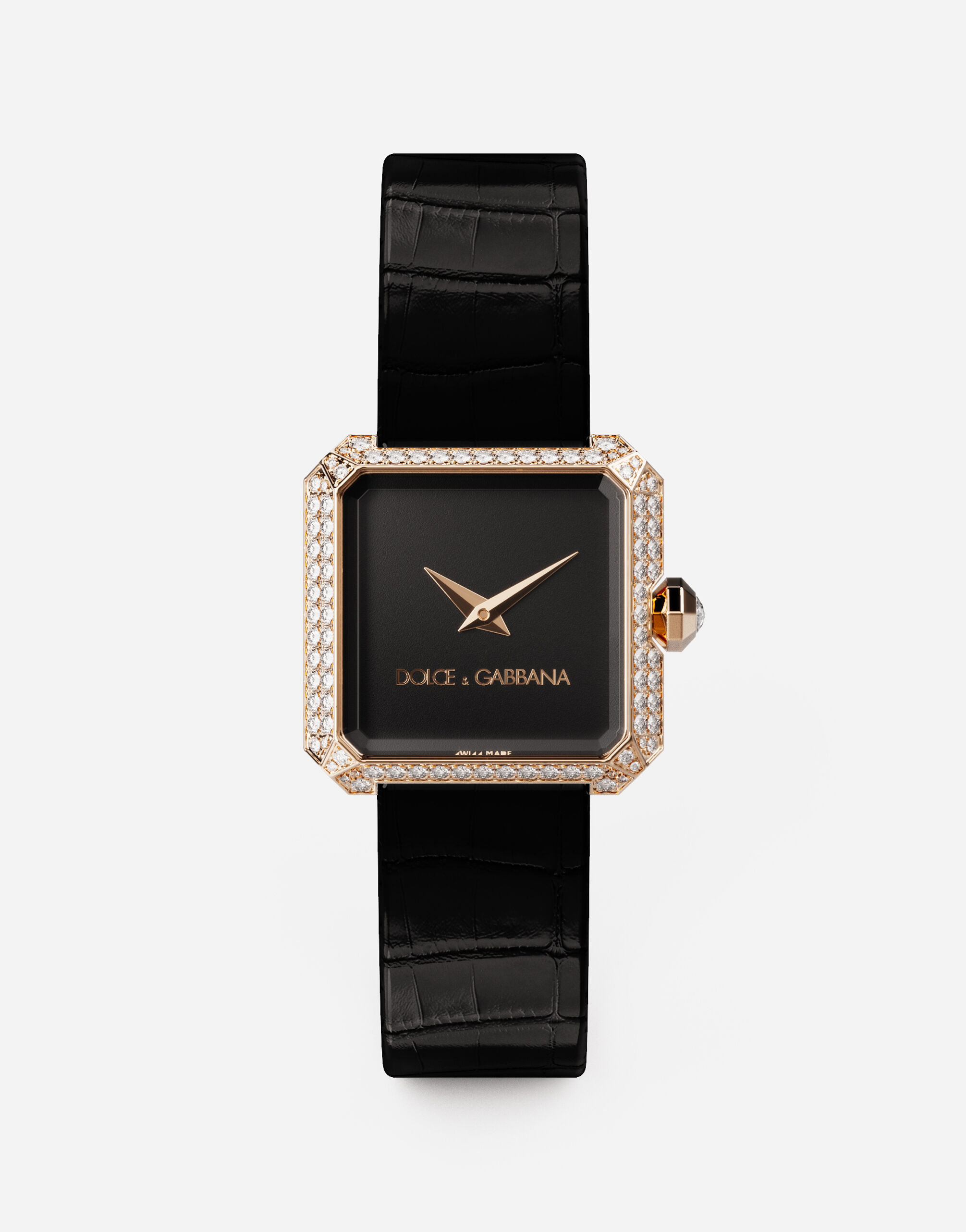 Dolce & Gabbana Gold watch with diamonds Gold WWLB1GWMIX1