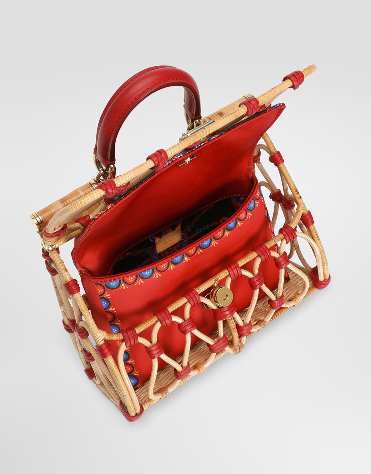 Dolce & Gabbana Sicily handbag with embroidery Dolce & Gabbana Sicily handbag with embroidery Multicolor BB5660B0421