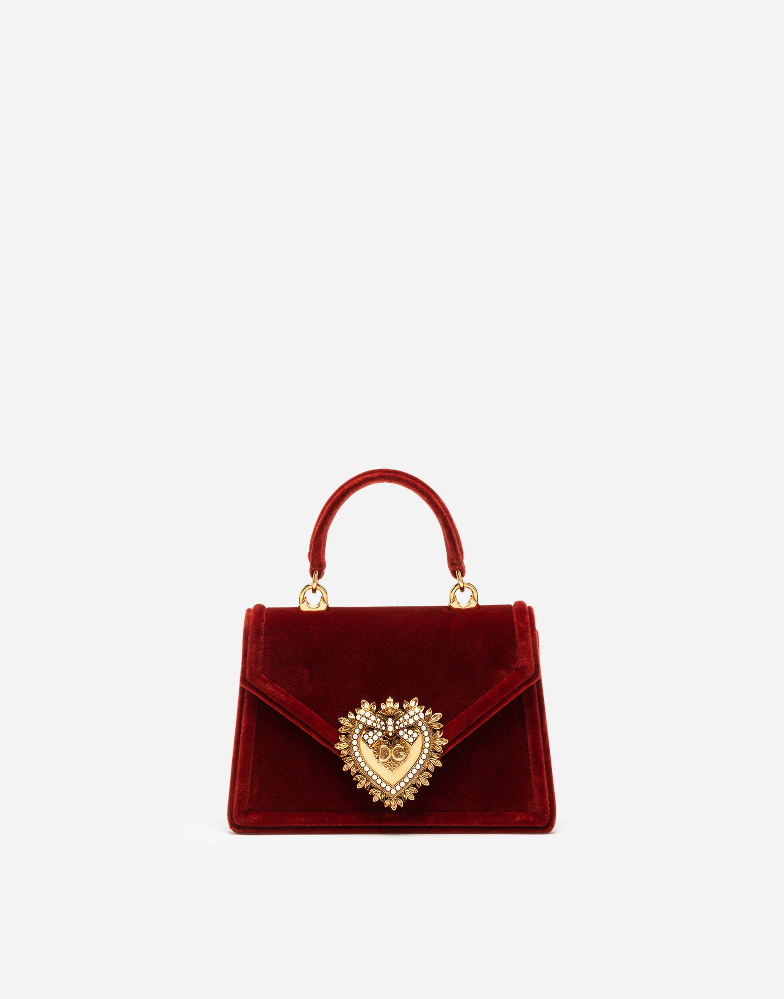 Small Devotion bag in velvet