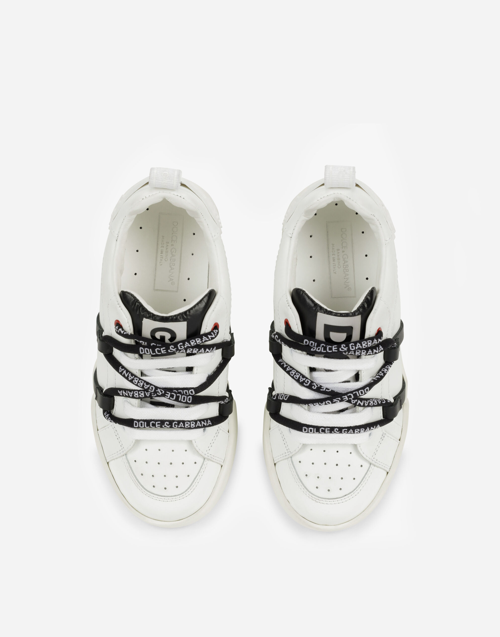 Portofino light sneakers in rubber calfskin