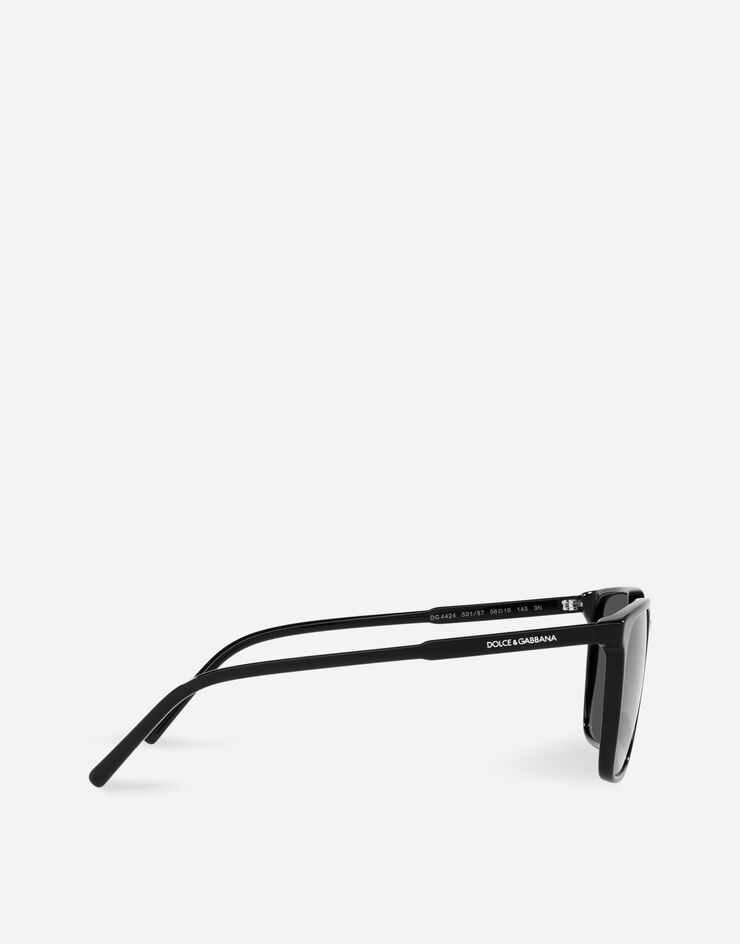 Dolce & Gabbana Sonnenbrille Thin Profile Schwarz VG442AVP187