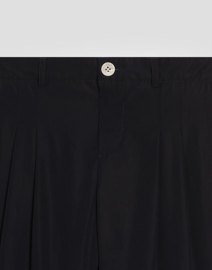 Dolce & Gabbana Cotton poplin trousers Blue L45P45FU5ZE