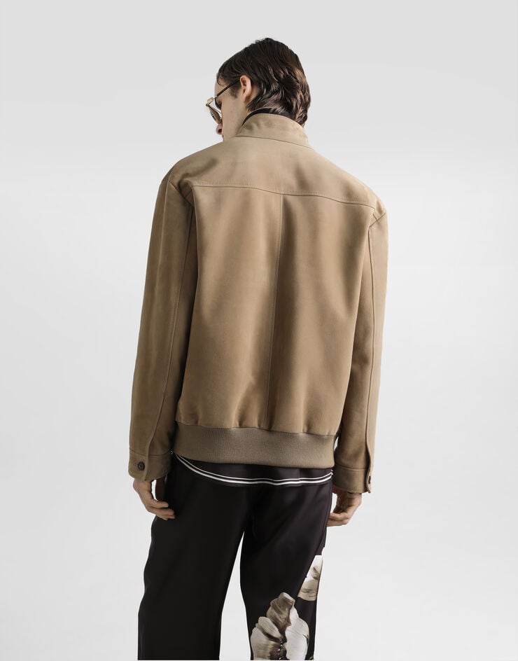 Dolce & Gabbana Suede jacket Beige G9BPBLHULW7