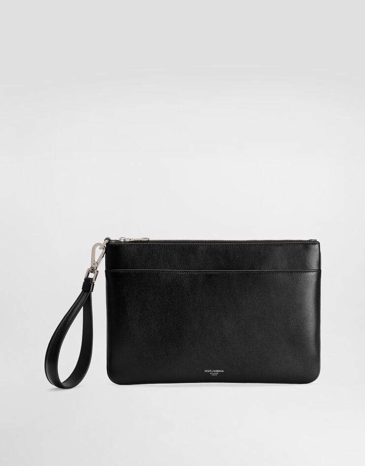 Dolce & Gabbana Calfskin necessaire Black BP3294AV956