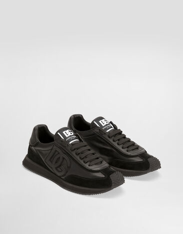 Dolce & Gabbana DG cushion calfskin sneaker Black CS2288A0124