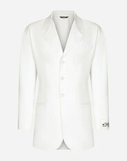 Dolce & Gabbana Stretch cotton gabardine jacket Black GH587AFU6X8