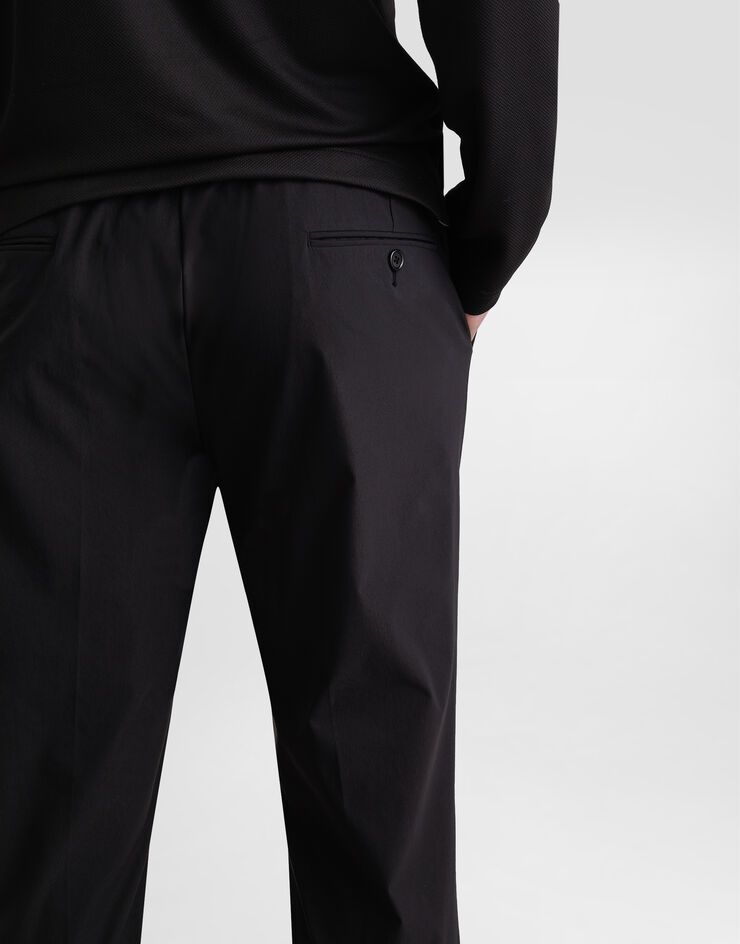 Dolce & Gabbana Nylon canvas trousers Black GW13ETFUUDD