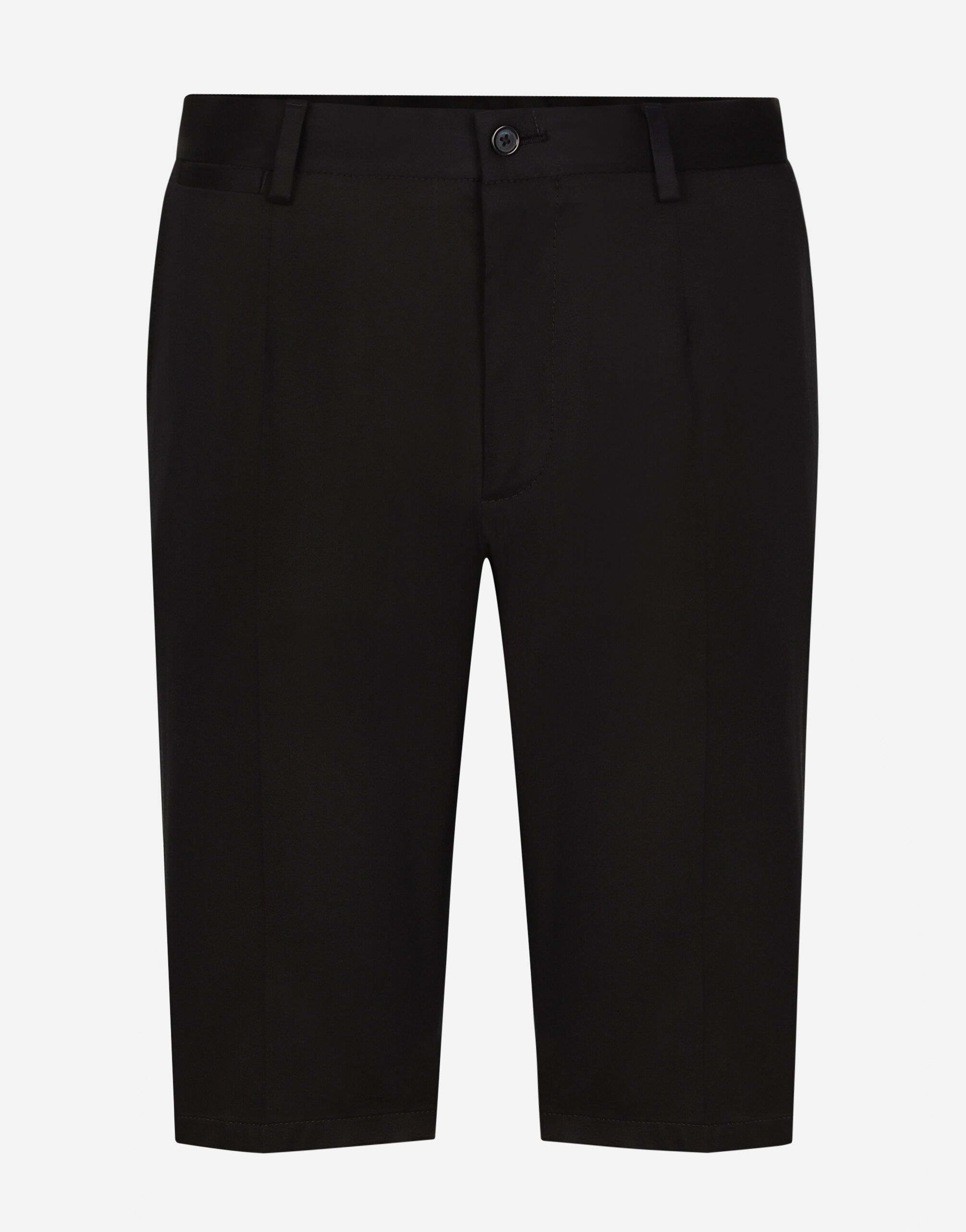 Stretch cotton shorts with DG patch - thumbnail 6