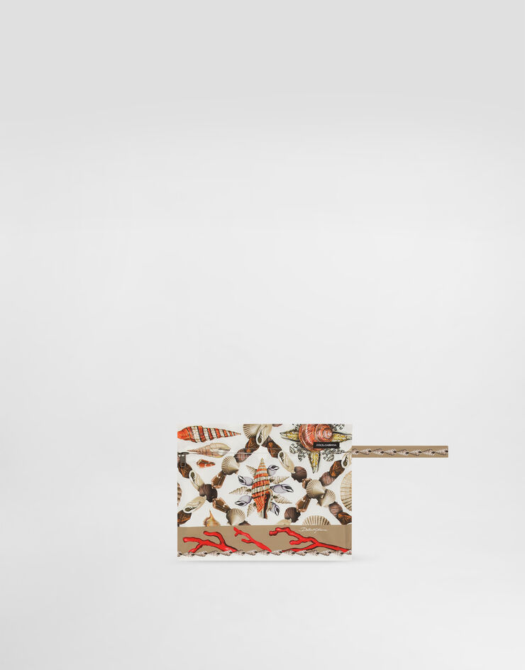 Dolce & Gabbana Shell-print medium swim boxer shorts Multicolor M4F50TFIM68