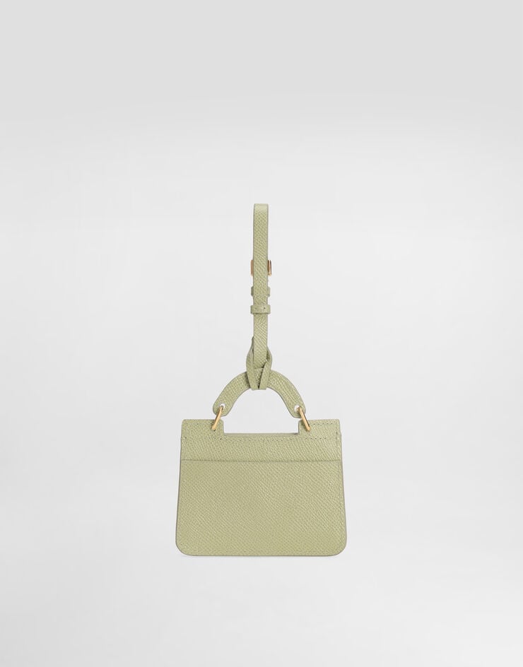 Dolce & Gabbana Kartenetui aus Dauphine-Kalbsleder Green BI3401A1001