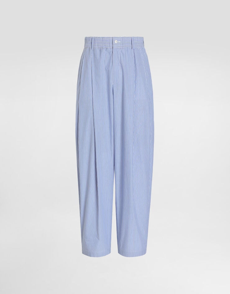 Dolce & Gabbana Striped cotton jogging trousers Multicolor GP228TFR54O