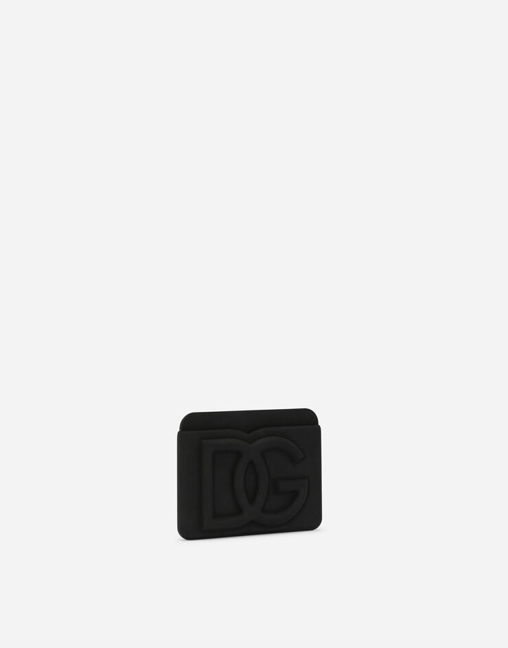 Dolce & Gabbana Кредитница из резины с рельефным логотипом черный BP3230AG816