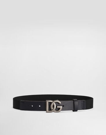 Dolce & Gabbana Calfskin logo belt  EC0083A0547
