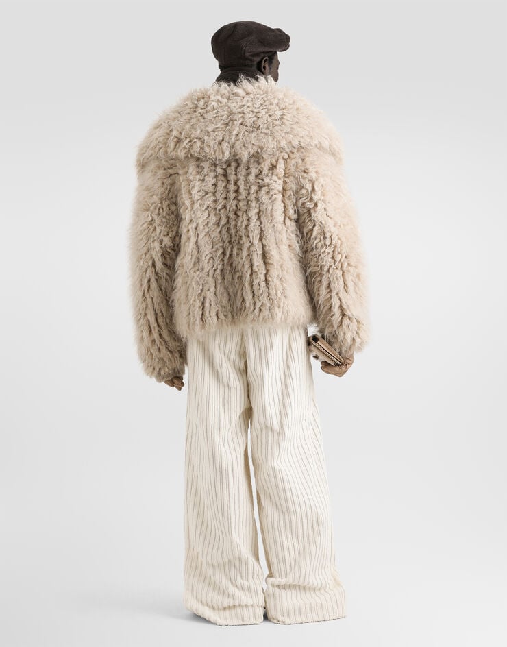 Dolce & Gabbana Bouclé-effect pullover Dolce & Gabbana Bouclé-effect pullover Beige GXXCLTJGMMO