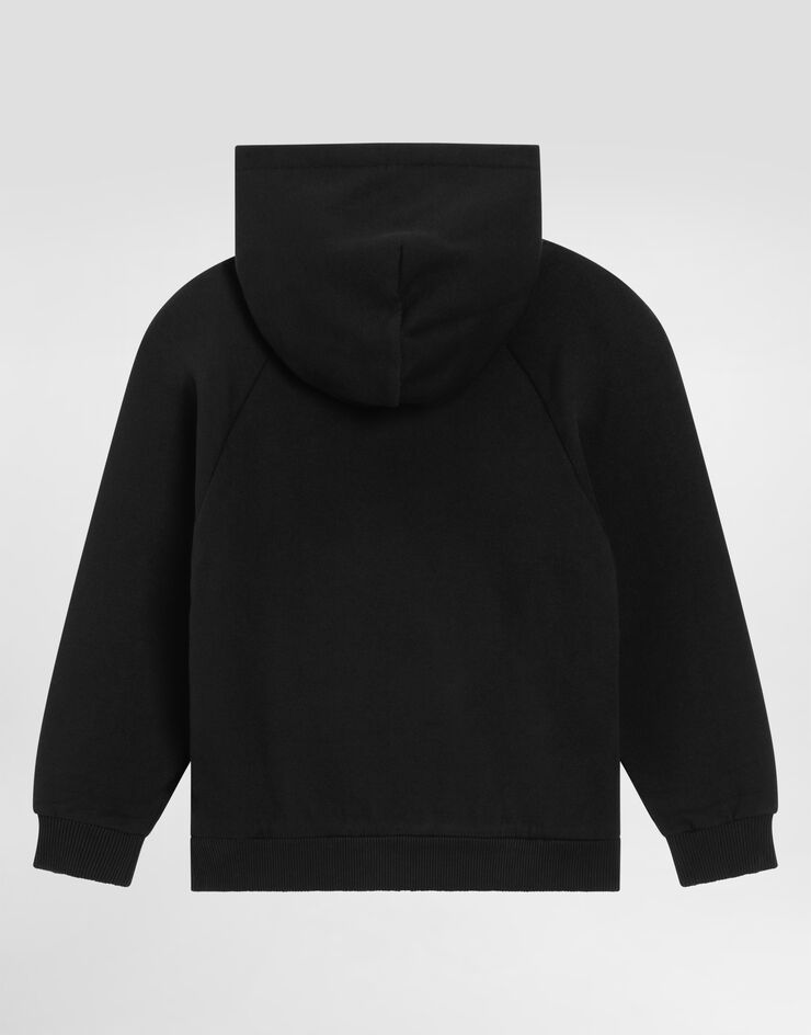 Dolce & Gabbana هودي جيرسي بشعار Dolce&Gabbana أسود L4JWKZG7N4O