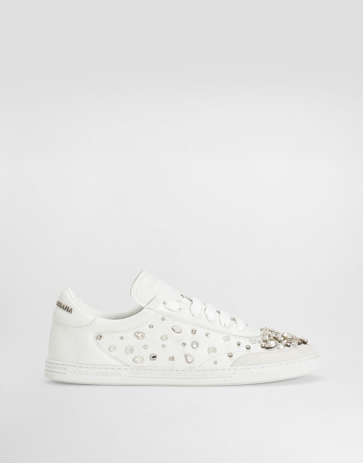 Dolce & Gabbana Calfskin Saint Tropez Light sneakers Cream CK2379AX251