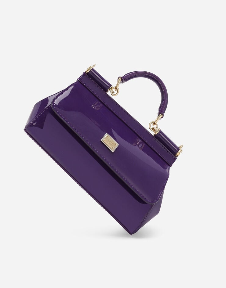 Dolce & Gabbana Henkeltasche Sicily klein Violett BB7116A1471