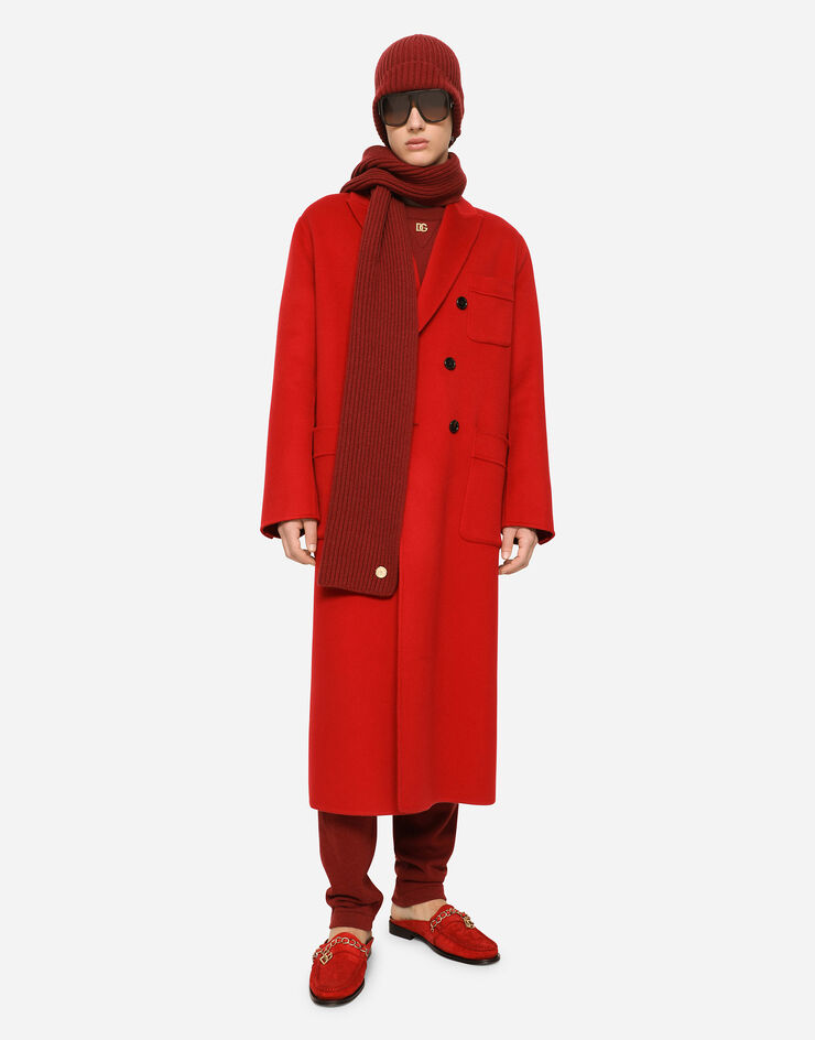 Dolce & Gabbana Cashmere jogging pants with DG logo Bordeaux GXK89TJAWK8