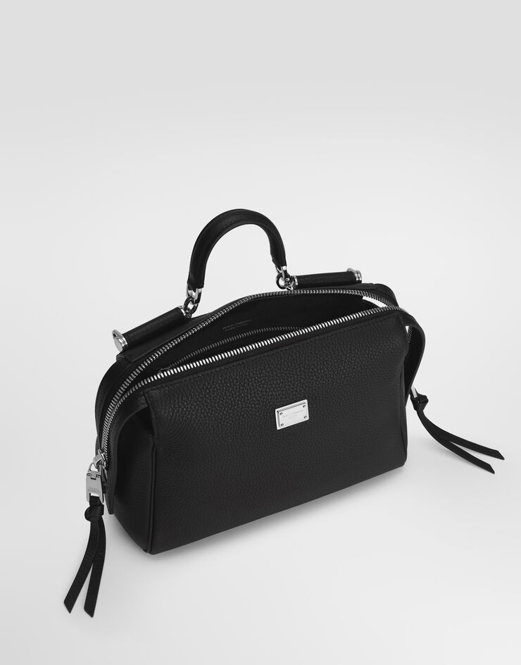 Dolce & Gabbana Vittoria handbag in calfskin Black BM7939A0370