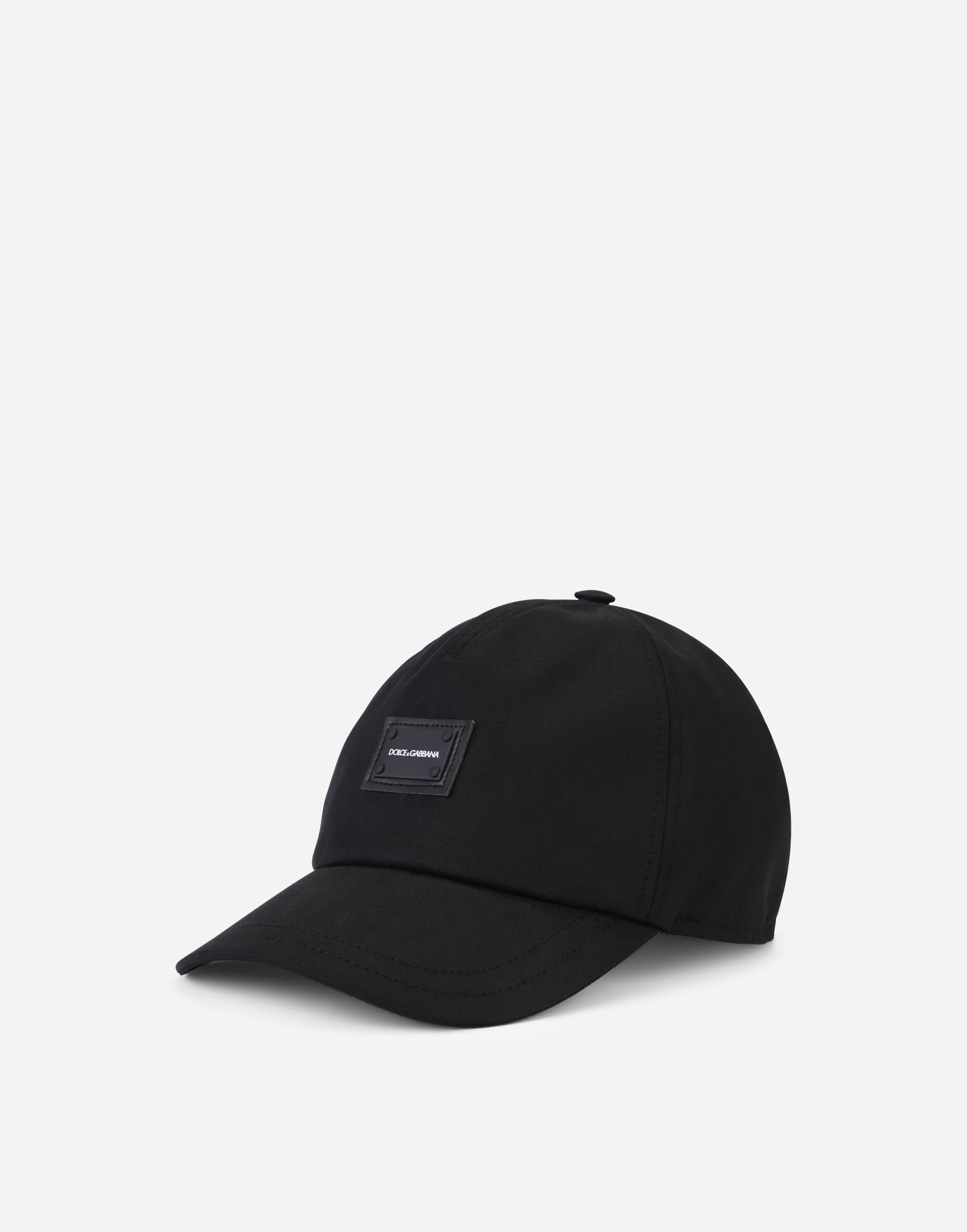 Dolce & Gabbana Baseball cap with branded tag White L4JTDMG7BME