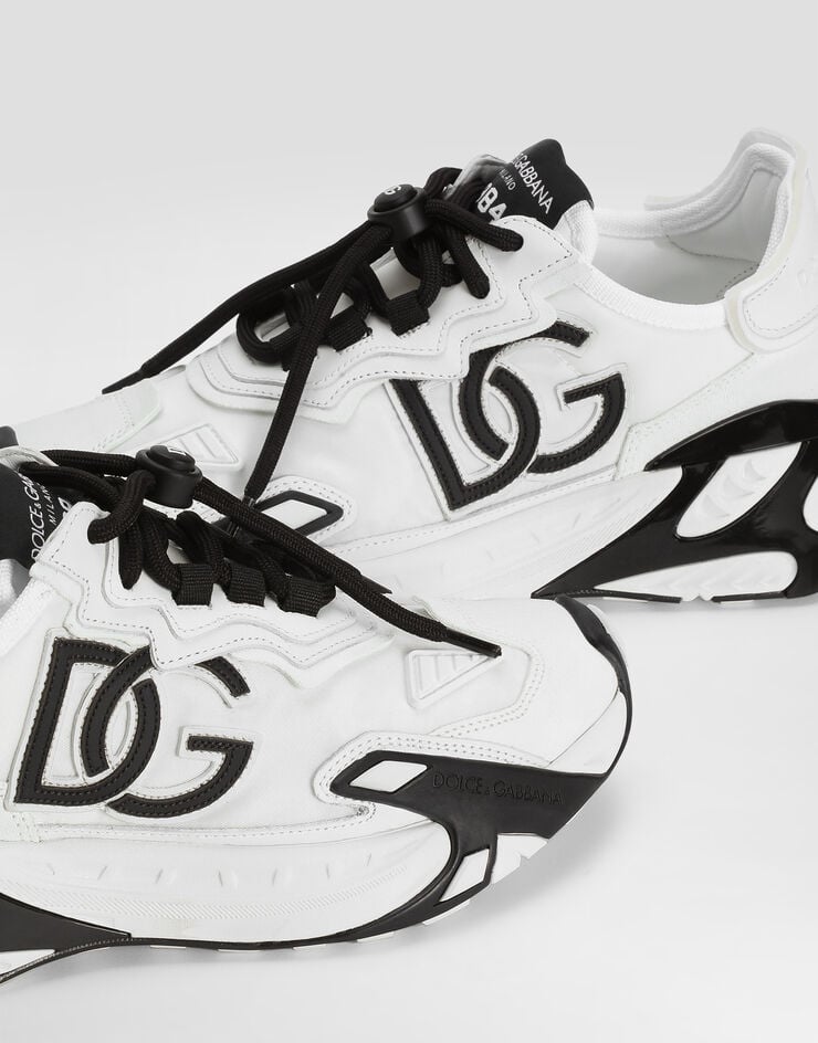 Dolce & Gabbana Day faster viscose fabric sneakers White CK2355AL808