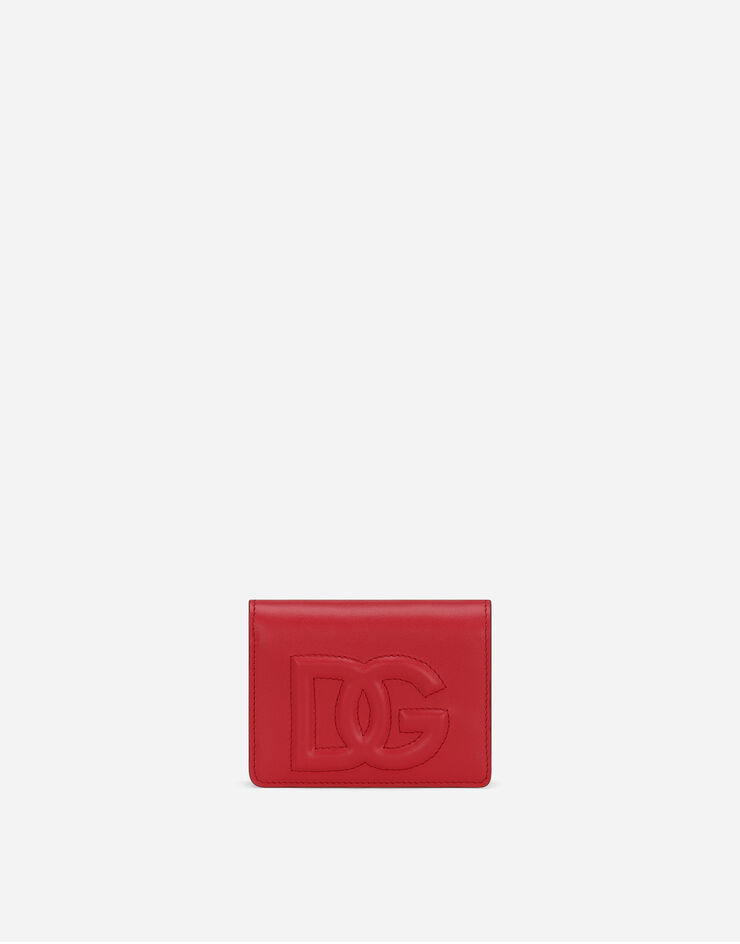 Dolce & Gabbana DG Logo コンチネンタルウォレット レッド BI1211AG081