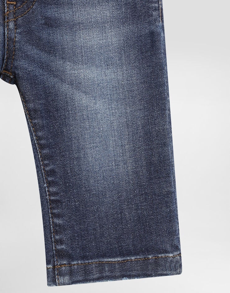 Dolce & Gabbana Regular-fit dark blue wash stretch jeans Blue L11F98LD725