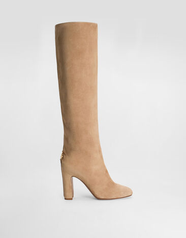 Dolce & Gabbana Suede boots Turtle Dove CU1218A1275