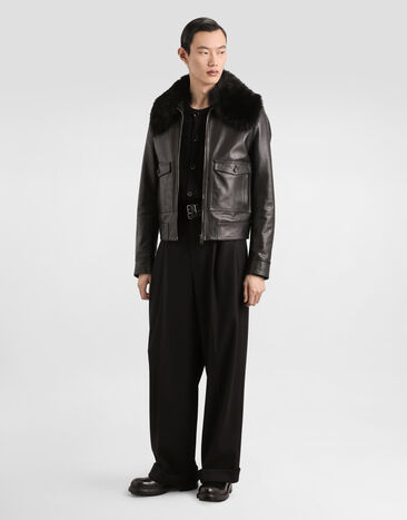 Dolce & Gabbana Wool trousers Black GP168THU2A8