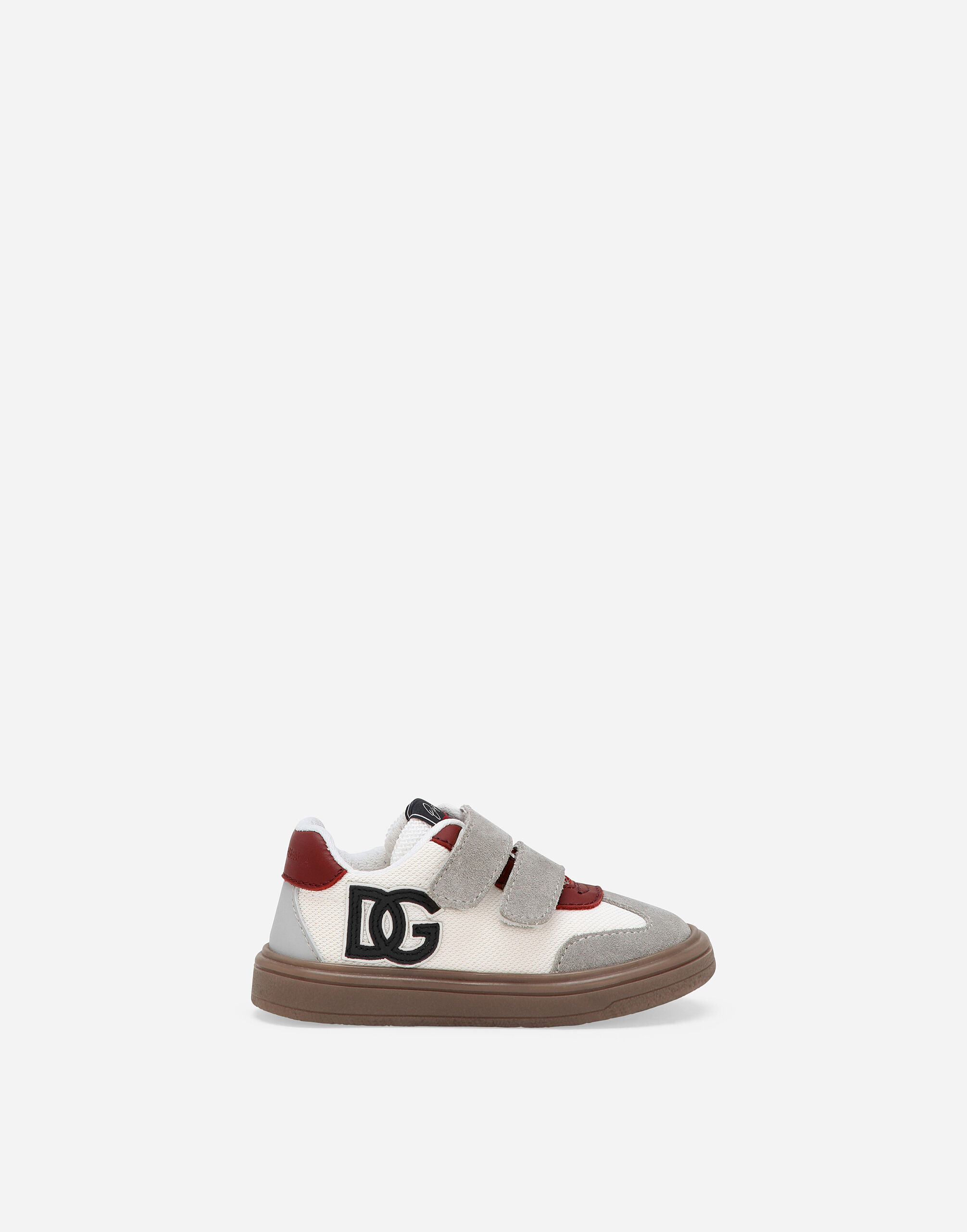 DG Original calfskin low top sneakers with DG logo in Multicolor for Boys Dolce Gabbana US