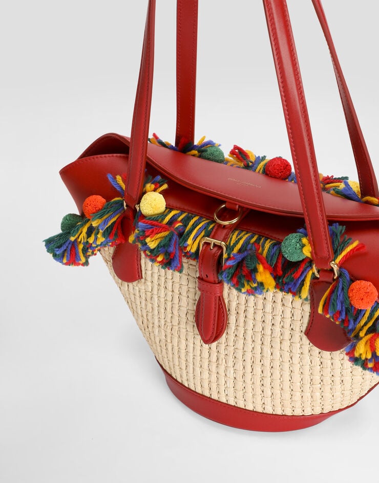 Dolce & Gabbana Raffia coffa Capri bag Dolce & Gabbana Raffia coffa Capri bag Multicolor BB7815A0419