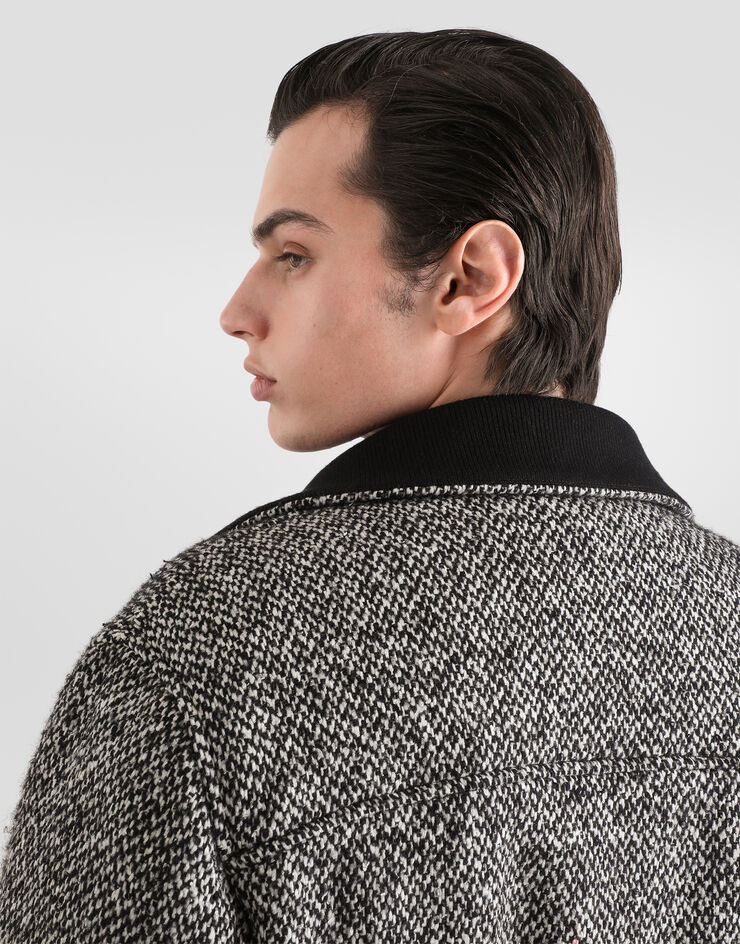 Dolce & Gabbana Birdseye wool blend jacket Dolce & Gabbana Birdseye wool blend jacket Multicolor G9CMZTFMZAJ