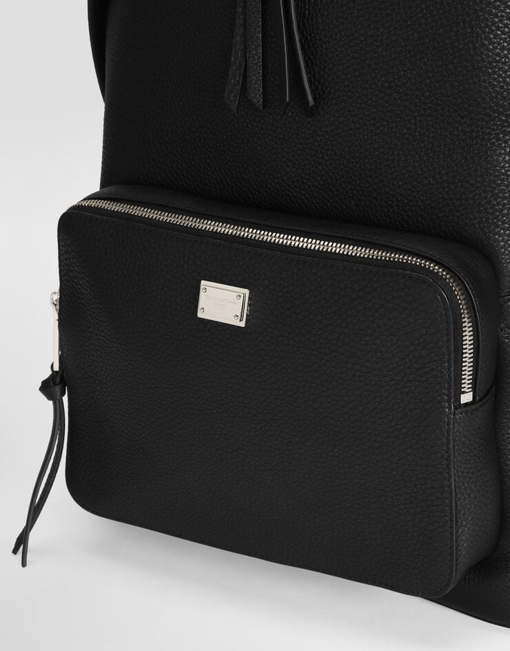 Dolce & Gabbana Vittoria calfskin backpack Black BM2727A0370