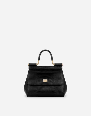 Dolce & Gabbana Bolso de mano Sicily mediano Negro BB7606AU648