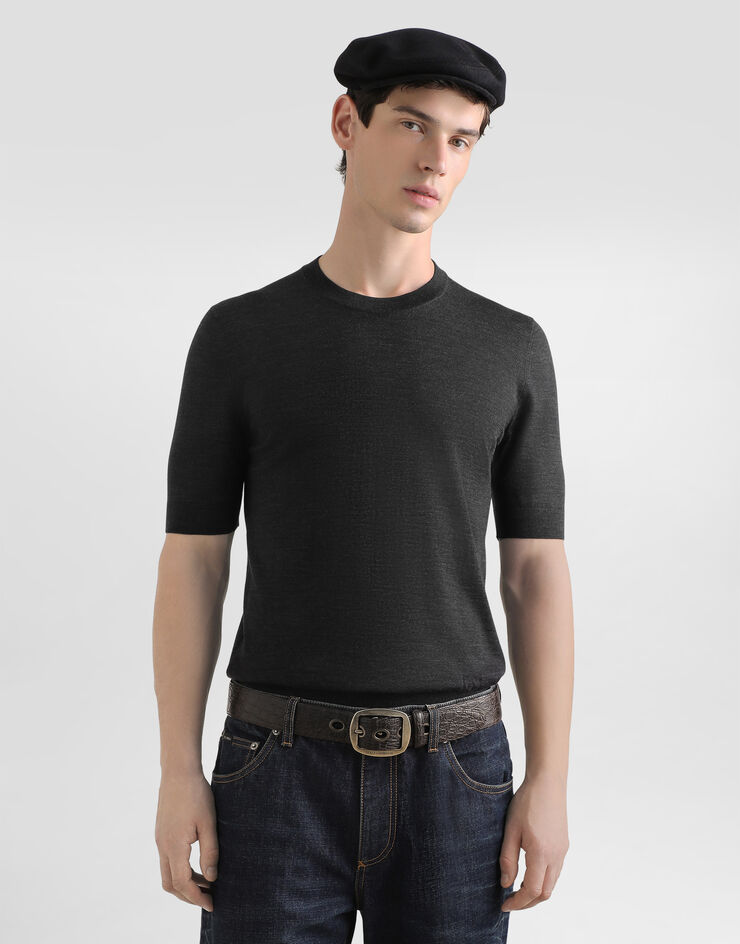Dolce & Gabbana Wool pullover Grey GXX03TJDVBV
