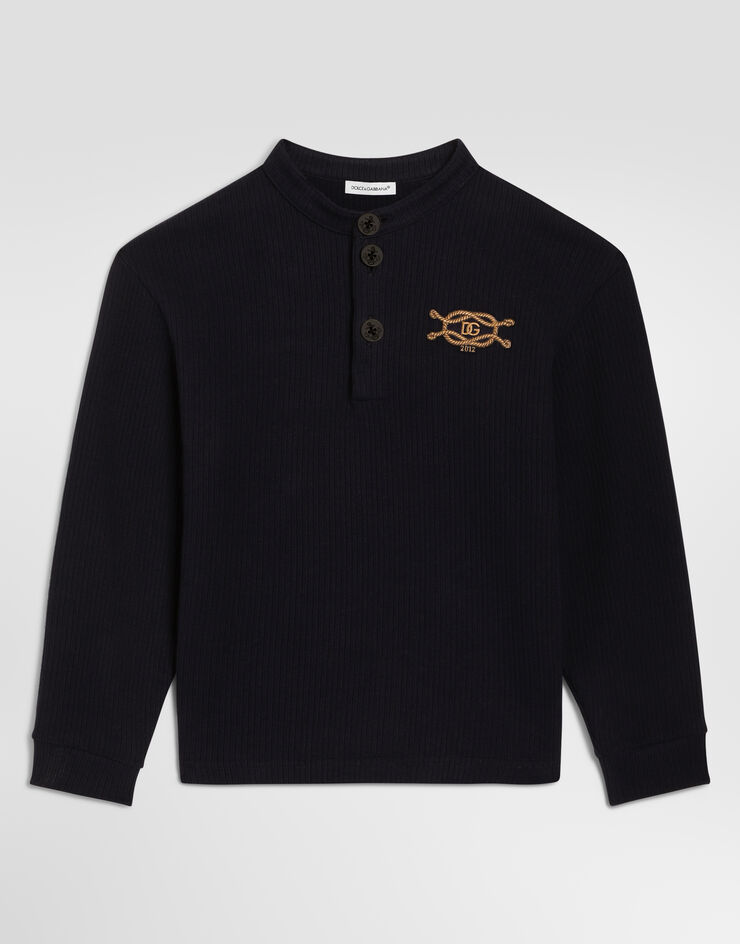 Dolce & Gabbana Cotton serafino Blue L4JTKQHU7X9